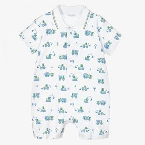 Kissy Kissy Baby Boys Polo Romper